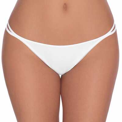 Figi stringi Agnez białe