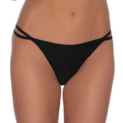 Figi stringi Agnez czarne