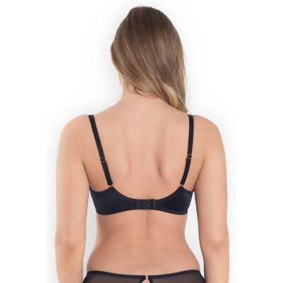 Samanta biustonosz Perla A143 czarny 65F