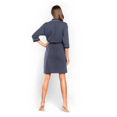 If szlafrok Montana ręk 3/4 granatowy S