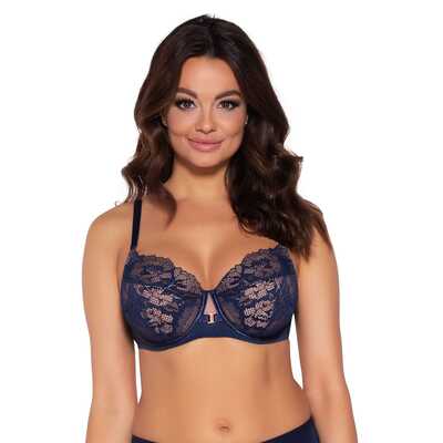 Ava biustonosz 1937 Yucca navy blue 80B