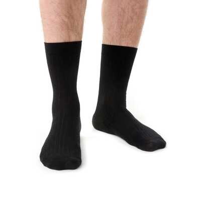 Steven skarpety 130 m mer.wool bezuc.czarny 41/43