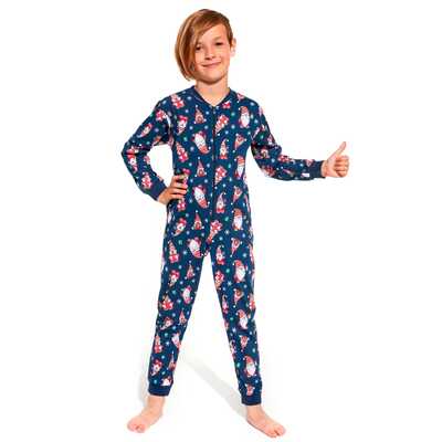 Piżama kombinezon Gnomes2 185/138 kids granatowy