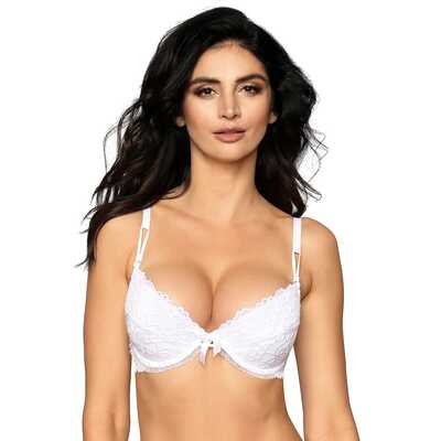Róża biustonosz Carmen push up biały 75C