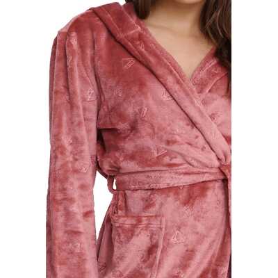 Henderson szlafrok d Glossy 41066 39x br.róż 2XL