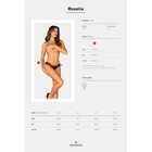 Obsessive Roxelia stringi otwarte czarny XS/S