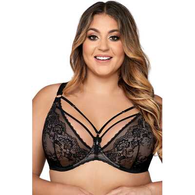 Ava biustonosz 1824 Venus czarny 100F maxi