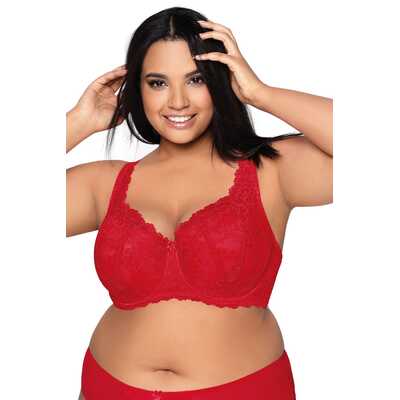 Biustonosz Carmela 053/22 czerwony plus