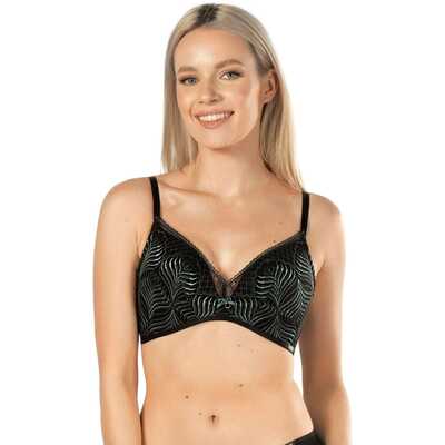 Nipplex biustonosz Diana czarny-zielony 65C