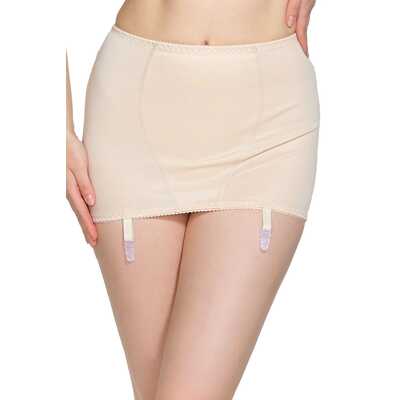 Pas do pończoch Ira beżowy