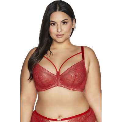 Biustonosz Crown 2128 czerwony