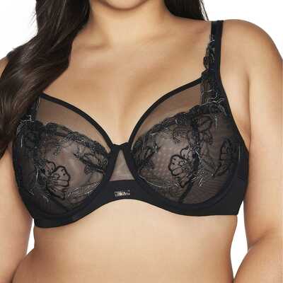 Ava biustonosz 2072 Tropea czarny 75J maxi