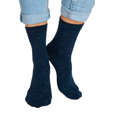 Noviti skarpety SB 012 W 04 lurex sr. granat 39/42