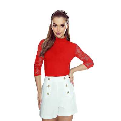 Bluzka Rafia czerwona