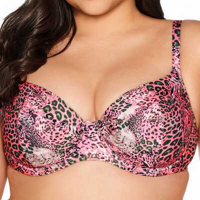 Biustonosz kąpielowy SK 216 różowy plus