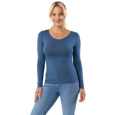 Bluzka Manati długi rękaw denim