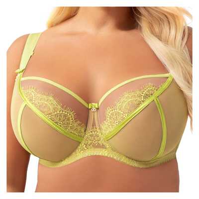 Gorsenia biustonosz 496/2 Paradise limonkowy 70M