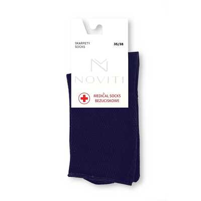 Noviti skarpety SB 103 U 03 medical granat 35/38