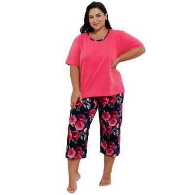 Piżama damska Claire 3359 01 różowa