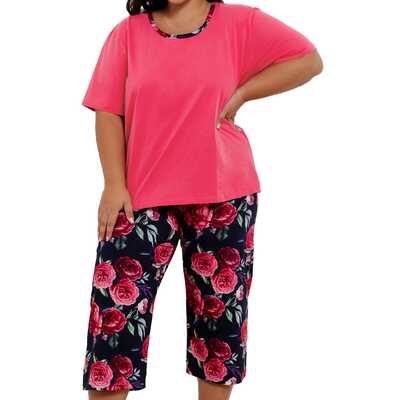 Piżama damska Claire 3359 01 różowa