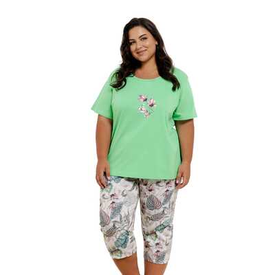 Piżama damska Lia 3373 01 zielona