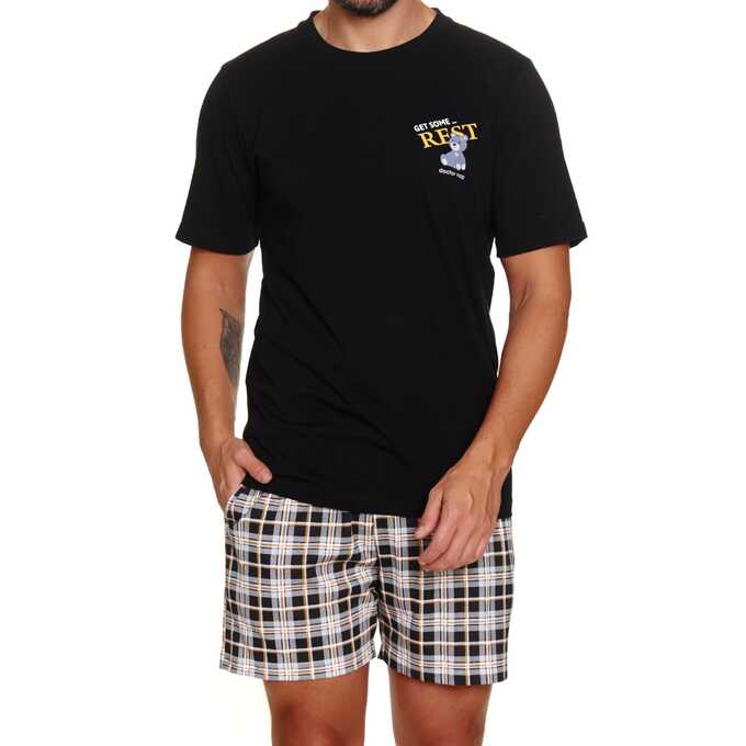 Piżama męska PMB 7231 czarna