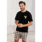 Piżama męska PMB 7231 czarna