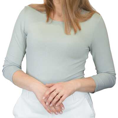 Bluzka Manati 3/4 miętowa