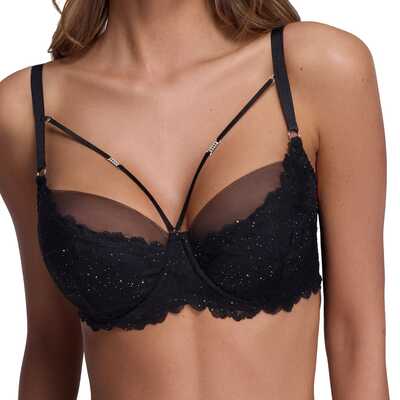 Ava biustonosz 2155 Fiesta czarny 75K maxi