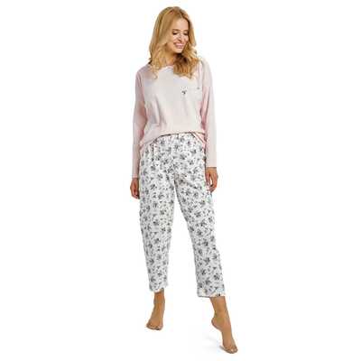 Piżama damska Ella 3450 01 różowa