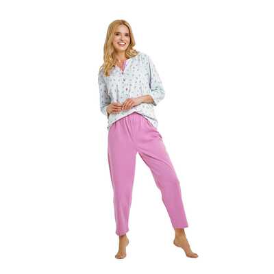 Piżama damska Yolanda 3446 01 niebieska