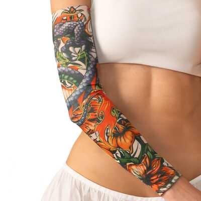Obsessive rękaw tatuaż T105 multicolour one size