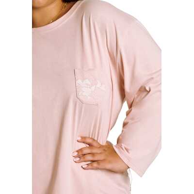 Piżama damska Nori 3468 01 pudrowy róż