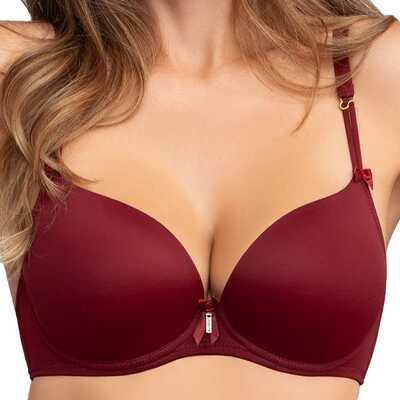 Corin biustonosz Virginia PU 16871 burgundy 65D