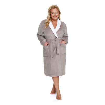 Szlafrok damski SWW 7182 beige plus