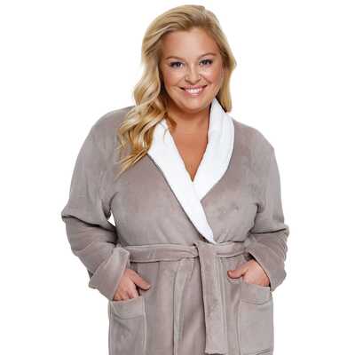 Szlafrok damski SWW 7182 beige plus