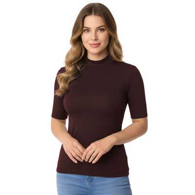 Bluzka Layla brązowa