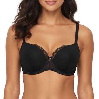 Biustonosz balkonetka 2256 czarny