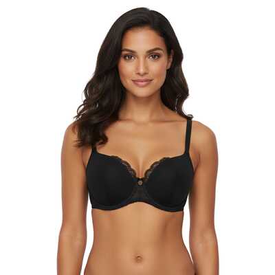 Biustonosz balkonetka 2256 czarny