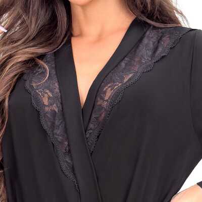 Donna szlafrok d Sonia czarny S