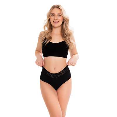 Julimex figi Cotton Mood brasil czarny M