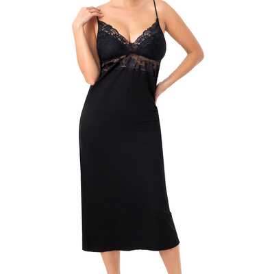 Donna kn Jasmine long czarny M