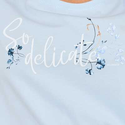 Piżama damska So delicate 466/344 3-częściowa nieb