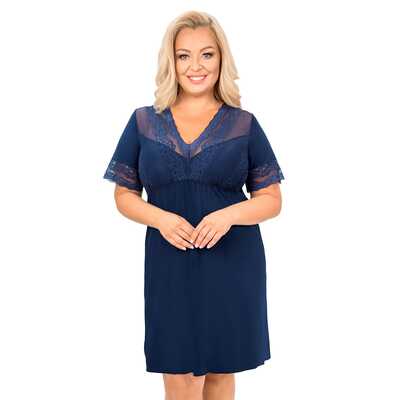 Donna kn Linda granatowy 3XL plus