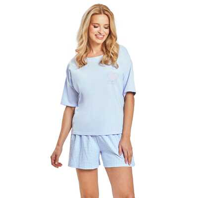 Piżama damska Helena 3525 01 niebieska