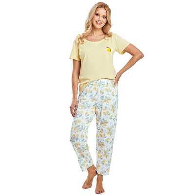 Piżama damska Frida 3532 01 żółta