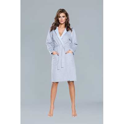 If szlafrok komfort dł ręk niebieski M