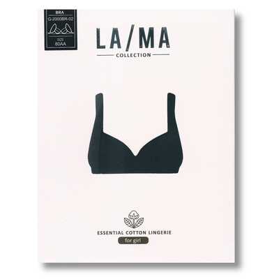 Biustonosz dziewczęcy G-2000BR 02 czarny